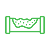Corroding pipe icon
